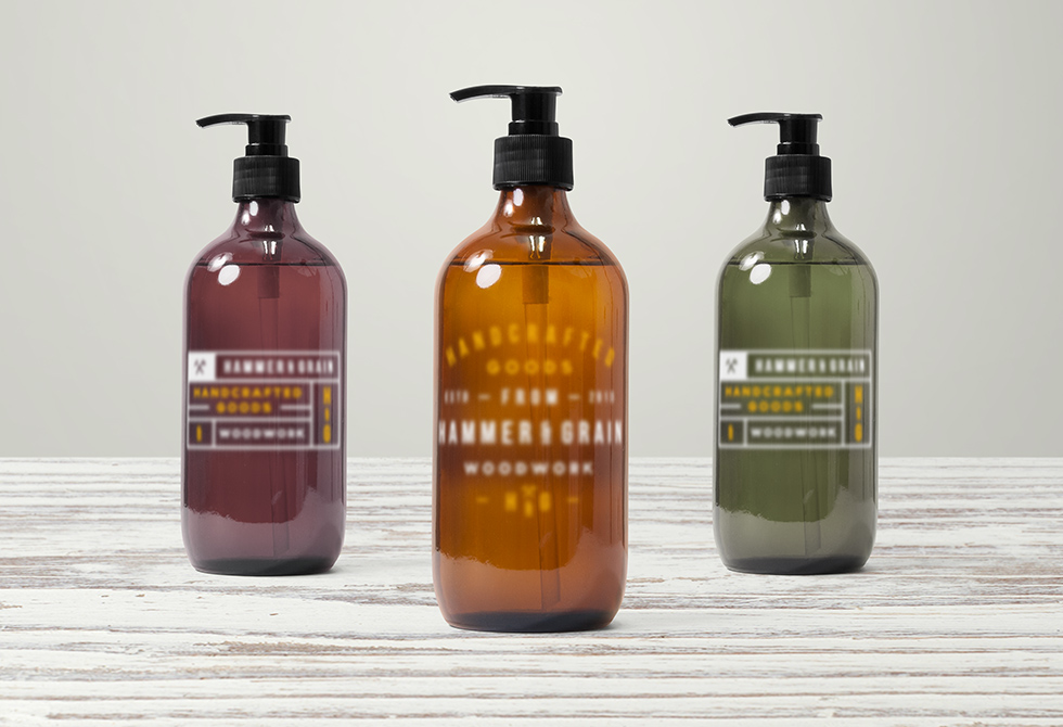 Dispenser Bottle PSD Mockup