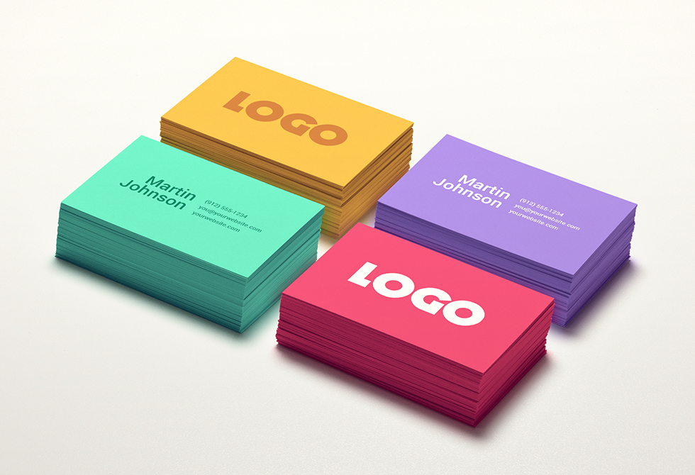 Colorful Business Card MockUp