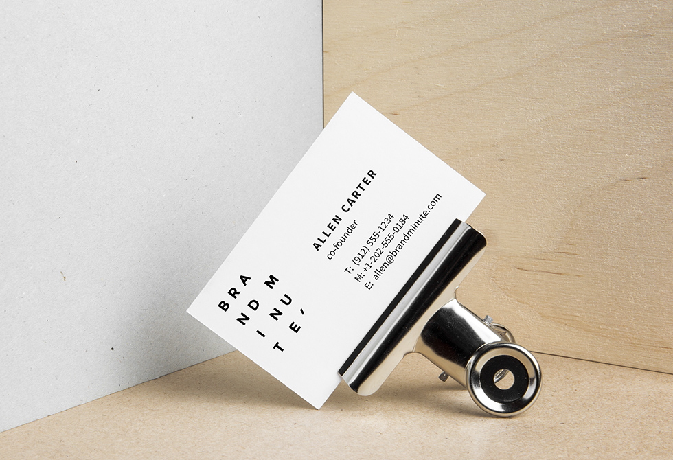 Realistic Business Cards MockUp