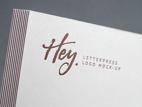 Leterpress mockup