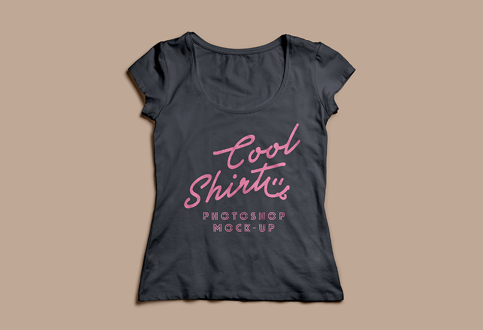 Woman T-Shirt MockUp Front