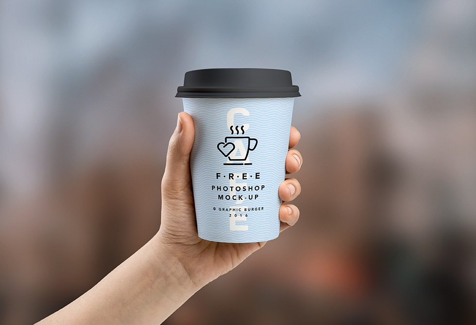 Small cup mockup