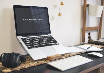 Мокап MacBook