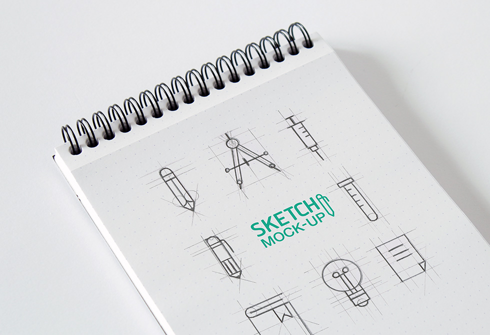 Sketchbook mockup