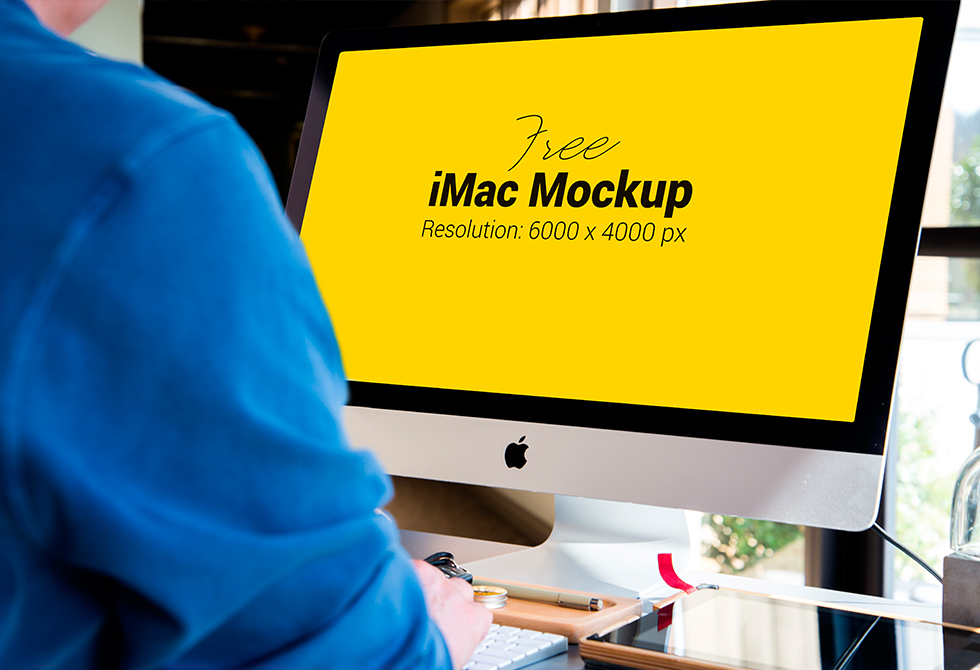 Мокап Apple iMac
