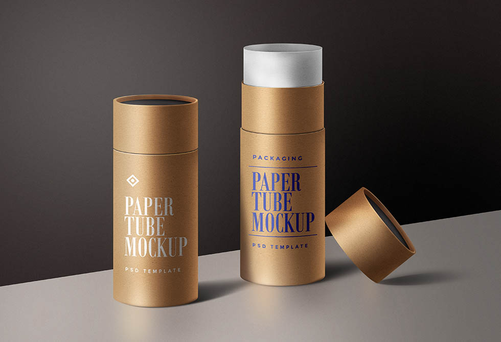 Paper Tube Mockup