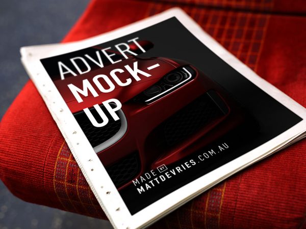 Newspaper Advertising Mockup