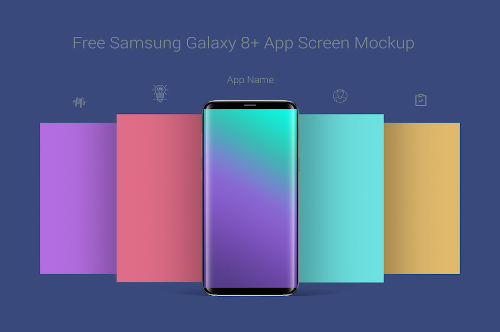 Мокап Samsung Galaxy S8
