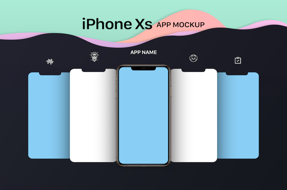 Мокап iPhone XS App