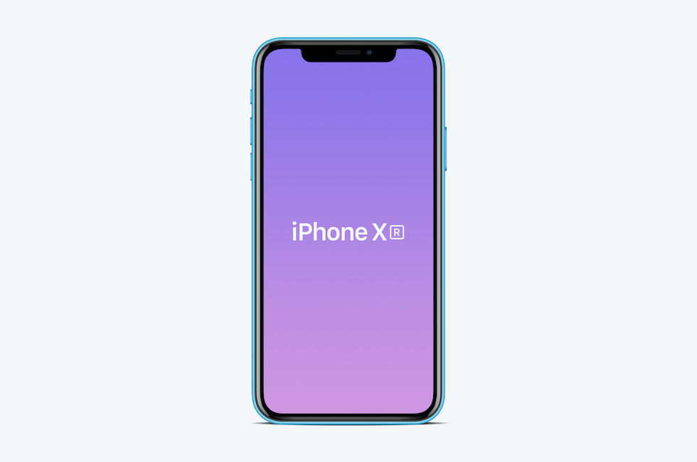 Мокап iPhone XR