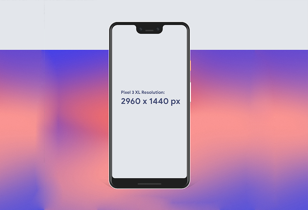 Мокап Pixel 3 XL