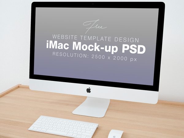 Мокап Apple iMac