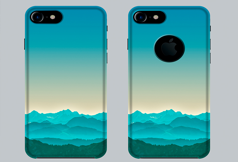 Мокап чехла Apple iPhone 7