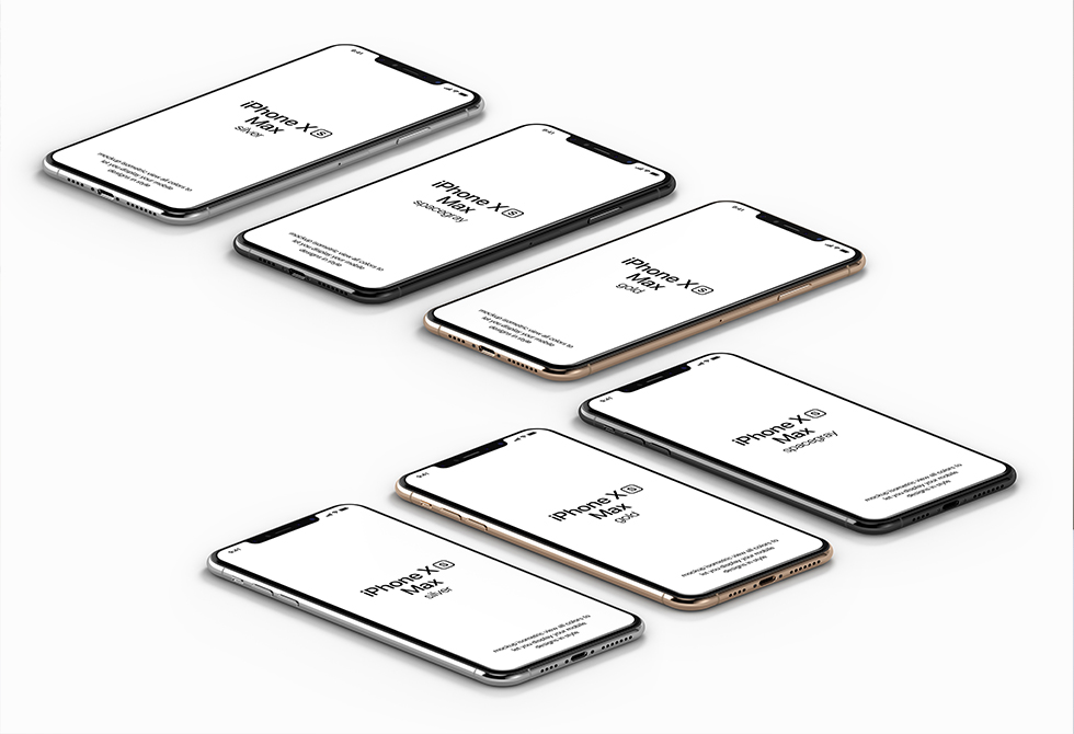Мокап IPfone XS Max