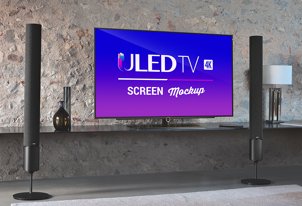 Мокап 55-дюймовый 4K Smart LED TV