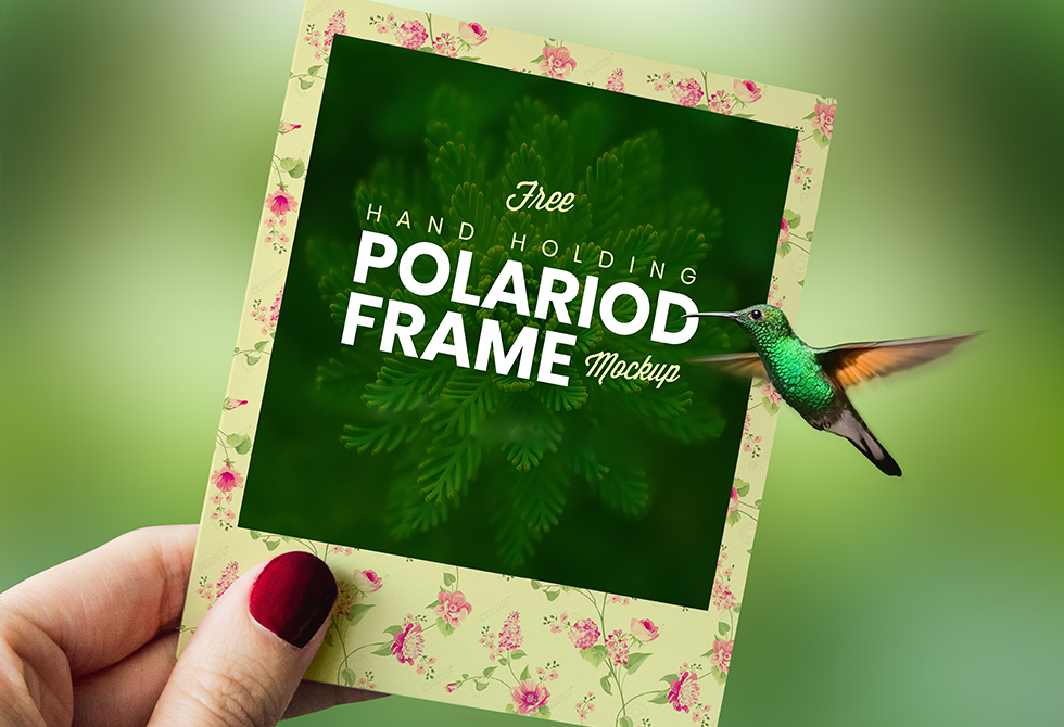 Мокап Polaroid