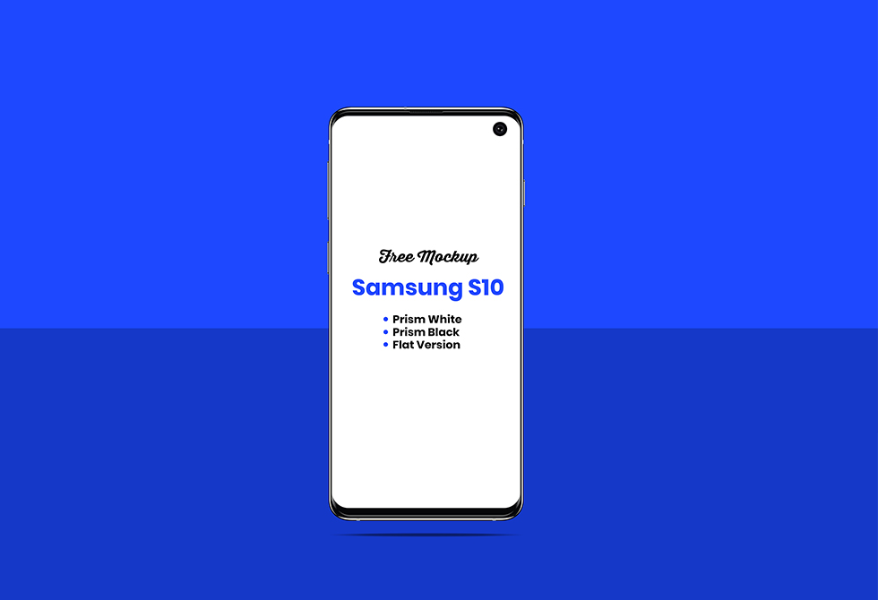 Мокап Samsung Galaxy S10