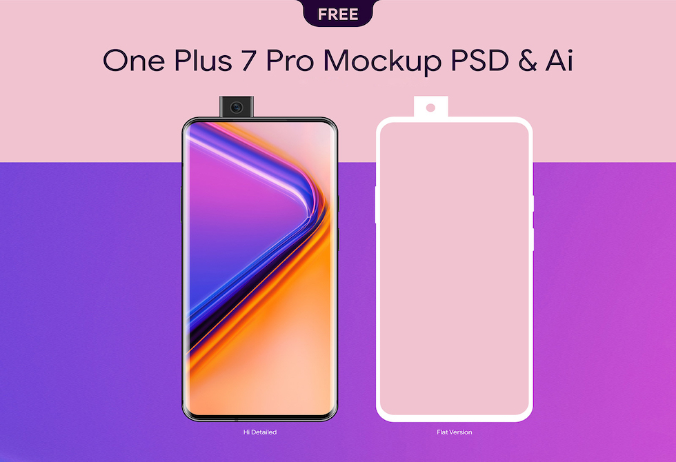 Мокап телефона Oneplus
